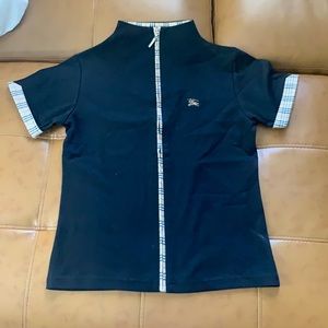Burberry zip up shirt